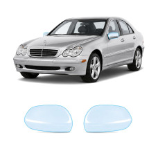 Антигравийная защитная бронепленка по лекалам для Mercedes-Benz C-Class W203 2000-2004 - зеркала