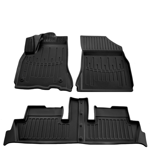 Автомобильные 3D коврики в салон для Citroen C4 Picasso 2006-2013 / Высокий борт