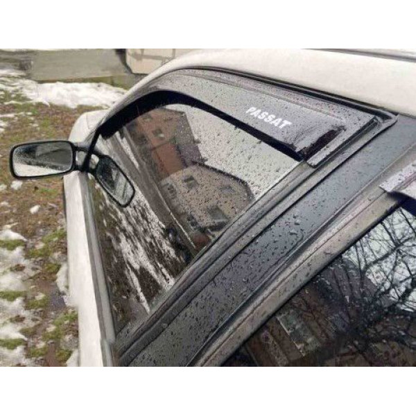 Дефлектори вікон вітровики Volkswagen Passat B3/B4 Wagon 1988-1997 Скотч 3M Voron Glass