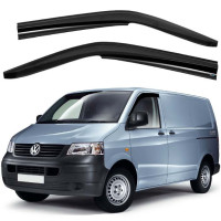 Дефлекторы окон ветровики Volkswagen T-5 / T6 2D 2003-2018 скотч SunPlex (SP-S-11)