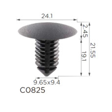 Клипса крепления для обшивки Ford, Chevrolet, Chrysler, Chevrolet (22189414, 6505667AA, 6505667-AA) (C0825)