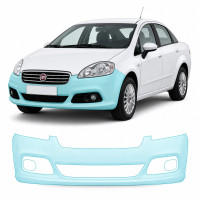 Антигравийная защитная бронепленка по лекалам для Fiat Linea 323 2007-2018 - передний бампер