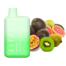 Elf Bar BC4000 POD  5% Оригінал Kiwi Passion Fruit Ківі Гуава Маракуйя (Підряджається) 