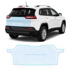 Антигравійна захисна бронеплівка за лекалами для Jeep Cherokee KL 2014-2018 - зона кришки багажника