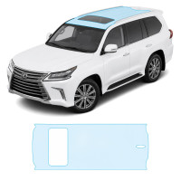 Антигравійна захисна бронеплівка за лекалами для Lexus LX J200 facelift 2 2016-2021 - зона даху
