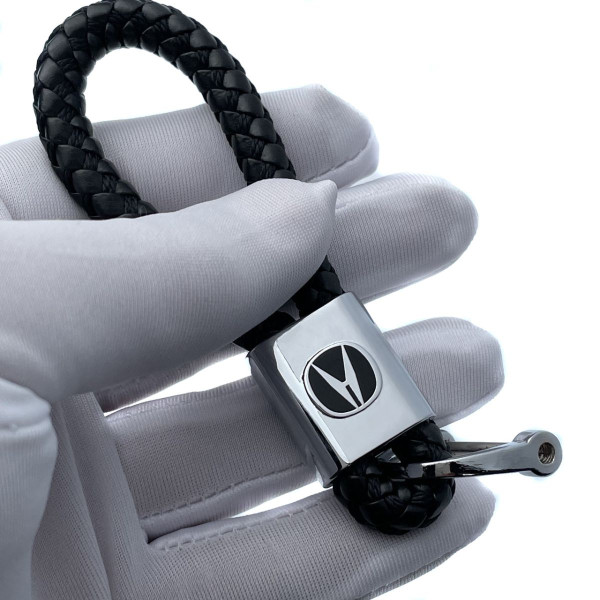 Стильний шкіряний брелок з логотипом Acura