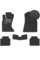 Коврики в салон EVA для Lexus GS 300 2005-2011 с подпятником Черные 5 шт