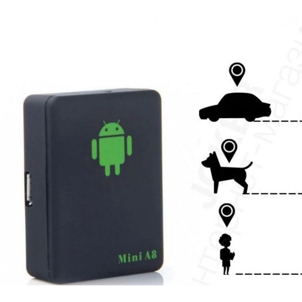 GPS Трекер Tracking MINI A8 (контроль руху) 4.3 см*3.2 см