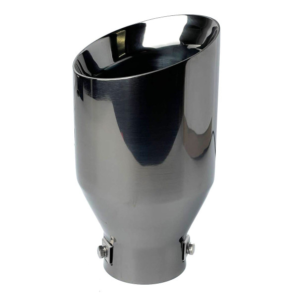 Насадка на глушитель Vitol 203x114x76 мм Темный Хром (НГ-1017-BK)