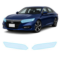 Антигравійна захисна бронеплівка за лекалами для Honda Accord X facelift 2021-2022 - оптика (фари та ПТФ)