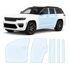 Антигравийная защитная бронепленка по лекалам для Jeep Grand Cherokee WL 2022- зоны дверей и стойки окон