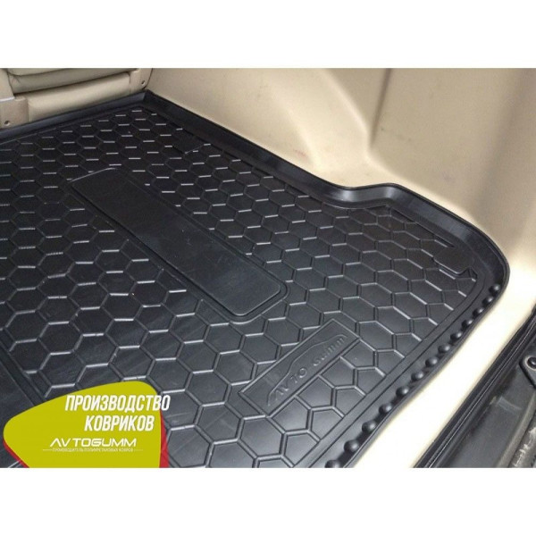 Автомобильный Коврик в багажник для Toyota Land Cruiser Prado 120 2002- / Резиновый (Avto-Gumm)