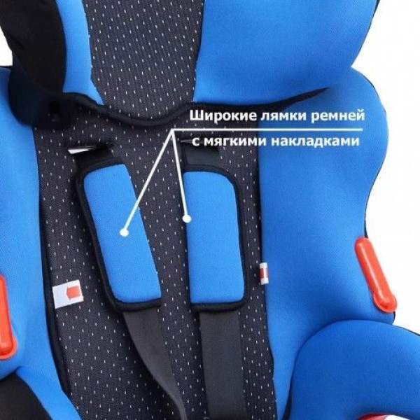 Дитяче автокрісло 1-12 років, 9-36 кг, Категорія 1/2/3 SIGER "Космо" Синій