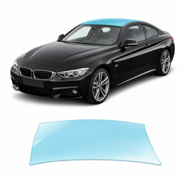 Антигравійна захисна бронеплівка за лекалами для BMW 4 Series F32 2013-2020 - зона даху