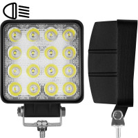 LED фара Brevia Flood Ближний свет 10-30V 48W (16x3W) 3520Lm Алюминиевый корпус IP68 (10652QFX1)