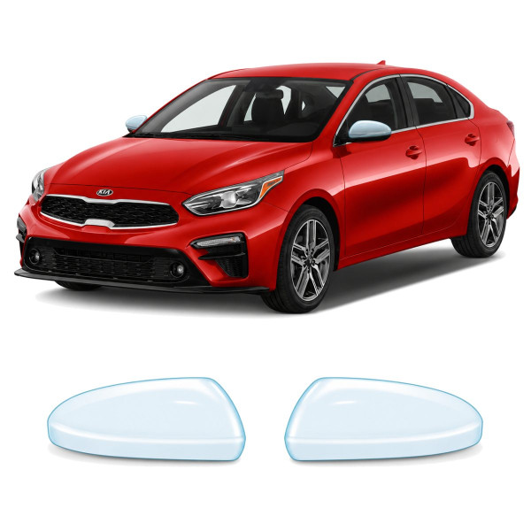 Антигравийная защитная бронепленка по лекалам для Kia Cerato/Forte BD 2018-2021 - зеркала