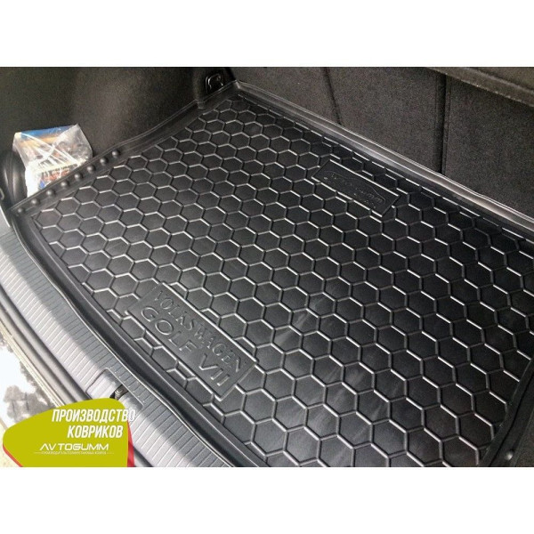 Автомобильный коврик в багажник Volkswagen Golf 7 Sportsvan 2013-