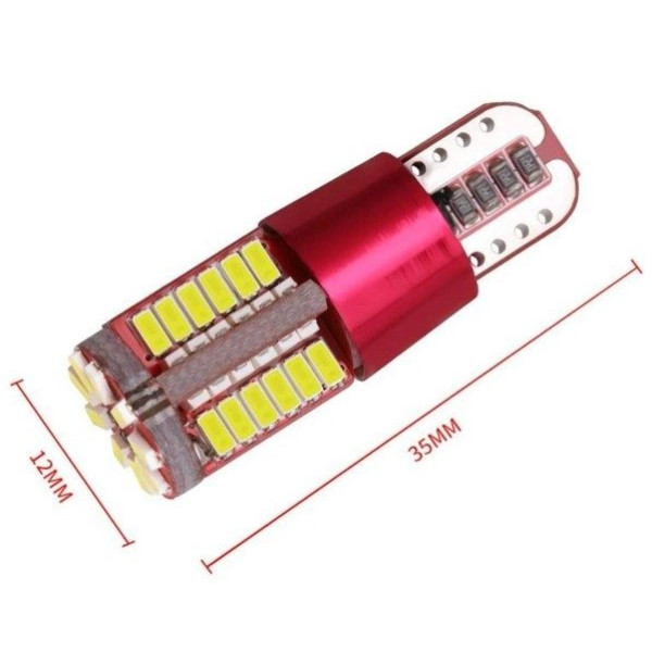 Автолампа світлодіодна LED 12V T10 SMD 57 1100 Lm (Canbus Оманка) Білий Світло 1 шт