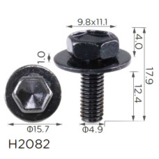 Винт с шайбой Toyota, Lexus (9011905021, 90119-05021, 19801) (H2082)