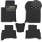 Килимки в салон EVA для Toyota Prado 150 2010-2021 (Металевий підп'ятник) Чорні-Сірій кант 5 шт