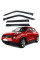 Дефлекторы окон ветровики для Nissan Juke (YF15) 2010-2019 Скотч 3M Voron Glass