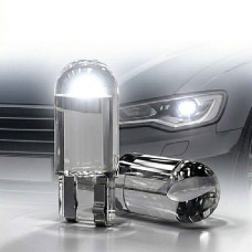 Автолампи світлодіодні LED 12V T10 0.5W (Скло Кругле) Біле Світло 1 шт