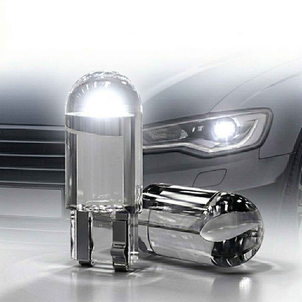 Автолампи світлодіодні LED 12V T10 0.5W (Скло Кругле) Біле Світло 1 шт