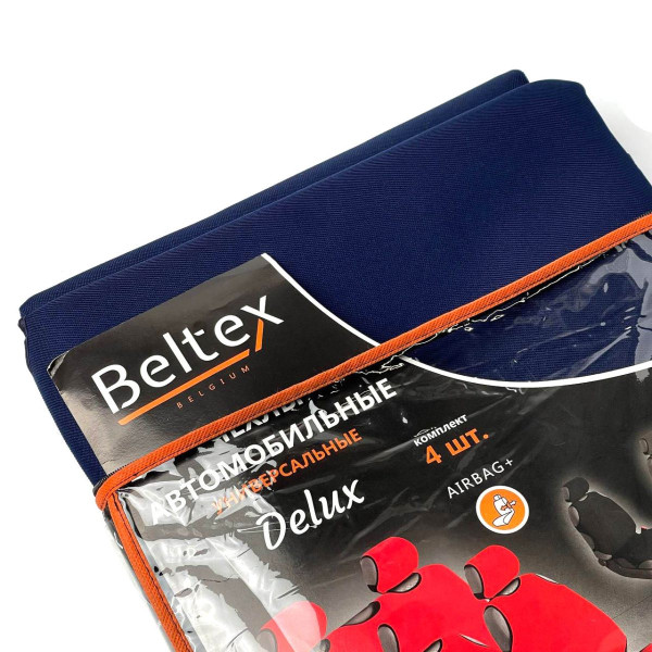 Чехлы майки для сидений Beltex DELUX комплект Темно-Синие (BX14710)