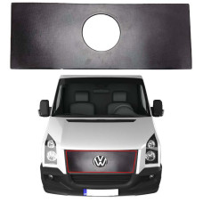 Зимняя накладка на решетку радиатора Volkswagen Crafter 2006-2016 Мат (AutoElement)