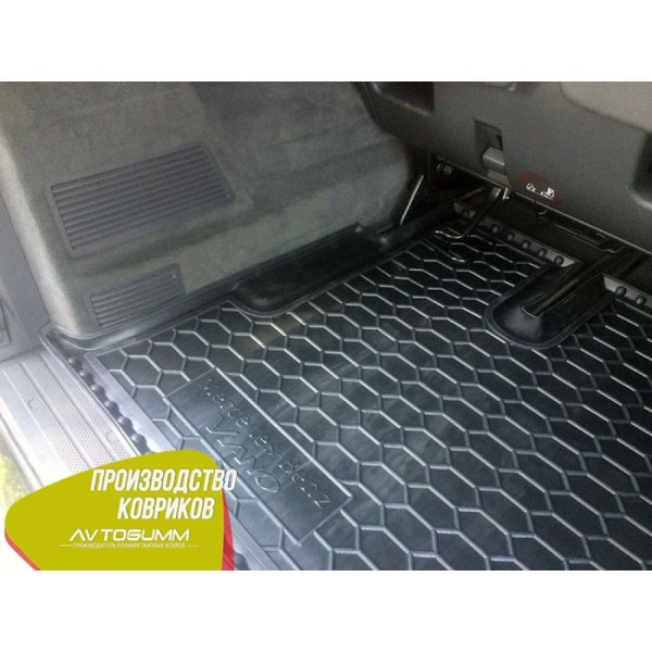 Автомобильный коврик в багажник Mercedes Viano W639 2007- Long / Резино - пластик
