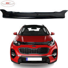 Дефлектор капота мухобойка HIC для Kia Sportage 2015-2021 Оригінал (FH-K44)