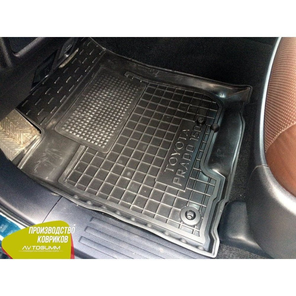 Водительский коврик в салон Toyota Land Cruiser Prado 150 10-/13- (Avto-Gumm)