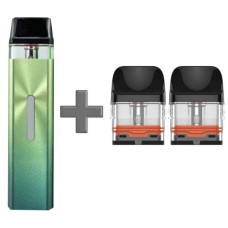 Многоразовый Pod-Набор Vaporesso Xros Mini 1000mAh 2 мл (Картриджей 0.8 ОМ 3 шт) Vitality Зелено-Коричневый