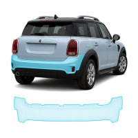 Антигравийная защитная бронепленка по лекалам для Mini Countryman F60 2017-2020 - задний бампер