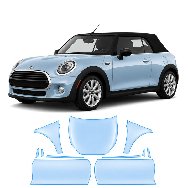 Антигравійна захисна бронеплівка за лекалами для Mini Convertible F57 2015-2018 - повний кузов