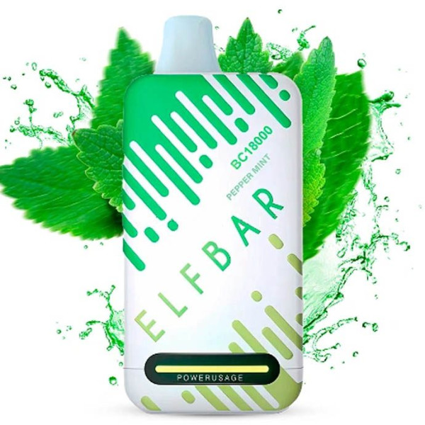 Elf Bar BC 15000 18ml Pepper Mint (Освіжаюча М'ята) Два режима
