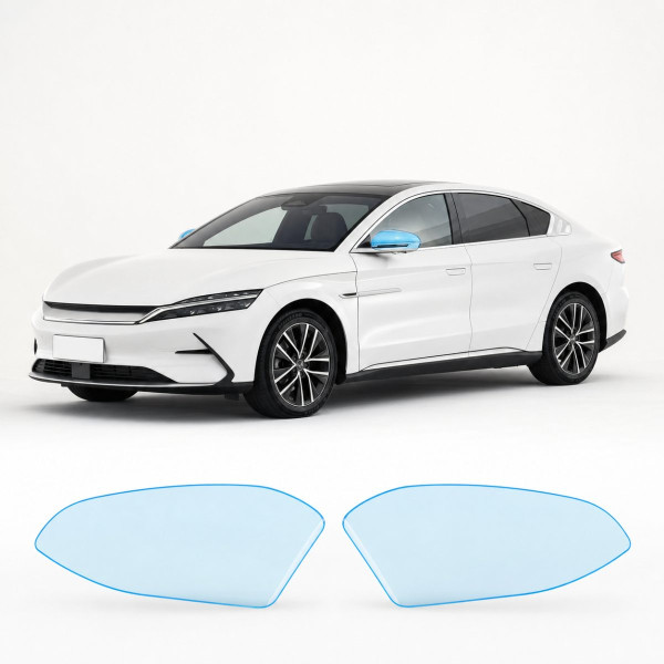 Антигравийная защитная бронепленка по лекалам для BYD Han II 2020-2022 - зеркала