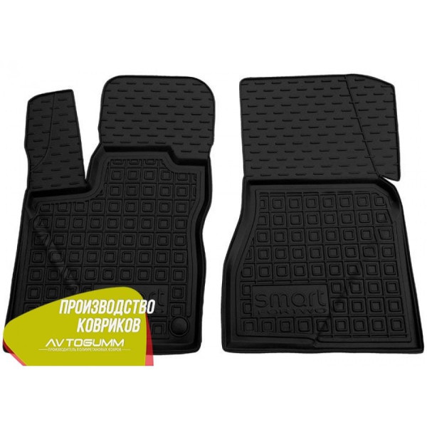 Автомобільні килимки в салон Smart Fortwo 453 2014- (Avto-Gumm)
