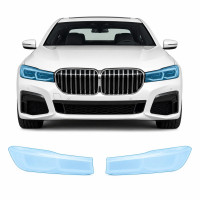 Антигравийная защитная бронепленка по лекалам для BMW 7 Series G11/G12 facelift 2019-2022 - оптика (фары и ПТФ)