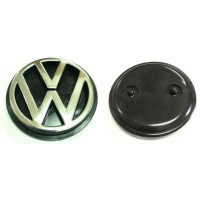 Эмблема для Volkswagen 75 мм / пластиковая / 2 пукли (Golf III зад)