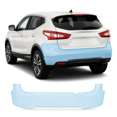 Антигравийная защитная бронепленка по лекалам для Nissan Qashqai J11 2014-2017 - задний бампер