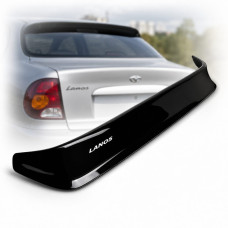 Cпойлер заднього скла козирок для Daewoo Lanos седан будиночком Г-подібний Voron Glass