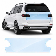 Антигравийная защитная бронепленка по лекалам для BMW X7 G07 facelift 2022- зона крышки багажника