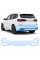 Антигравійна захисна бронеплівка за лекалами для BMW X5 G05 facelift 2023- задній бампер