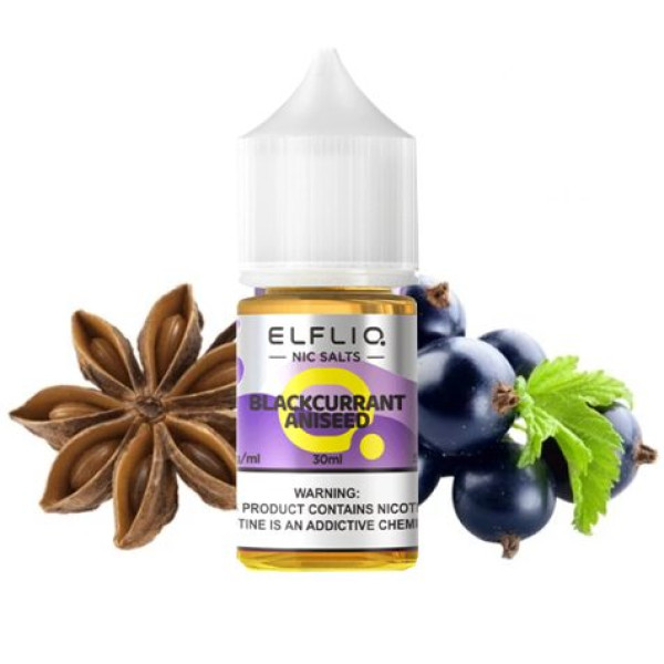 Elf Liq рідина 30 ml 50 mg Blackcurrant Aniseed Чорна Смородина Аніс