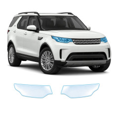 Антигравийная защитная бронепленка по лекалам для Land Rover Discovery L462 2017-2020 - оптика (фары и ПТФ)