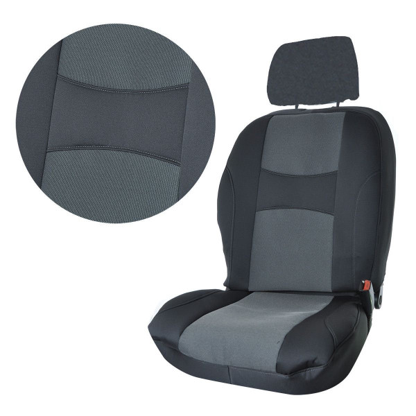 Чехлы модельные 2+1 для Opel Vivaro Nissan Primastar Renault Traffic Черные