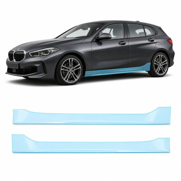Антигравійна захисна бронеплівка за лекалами для BMW 1 Series F40 2019-2024 - нижня зона кузова та пороги