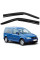 Дефлектори вікон ветровики Volkswagen Caddy 2004-2020 перед скотч SunPlex (SP-S-10)