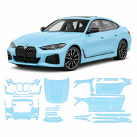 Антигравийная защитная бронепленка по лекалам для BMW 4 Series Gran Coupe G26 2021- полный кузов